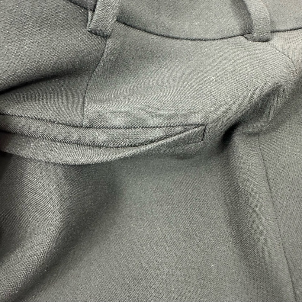 DIANE von FURSTENBERG Trouser Pants Sz 4 Black Straight - Picture 13 of 17